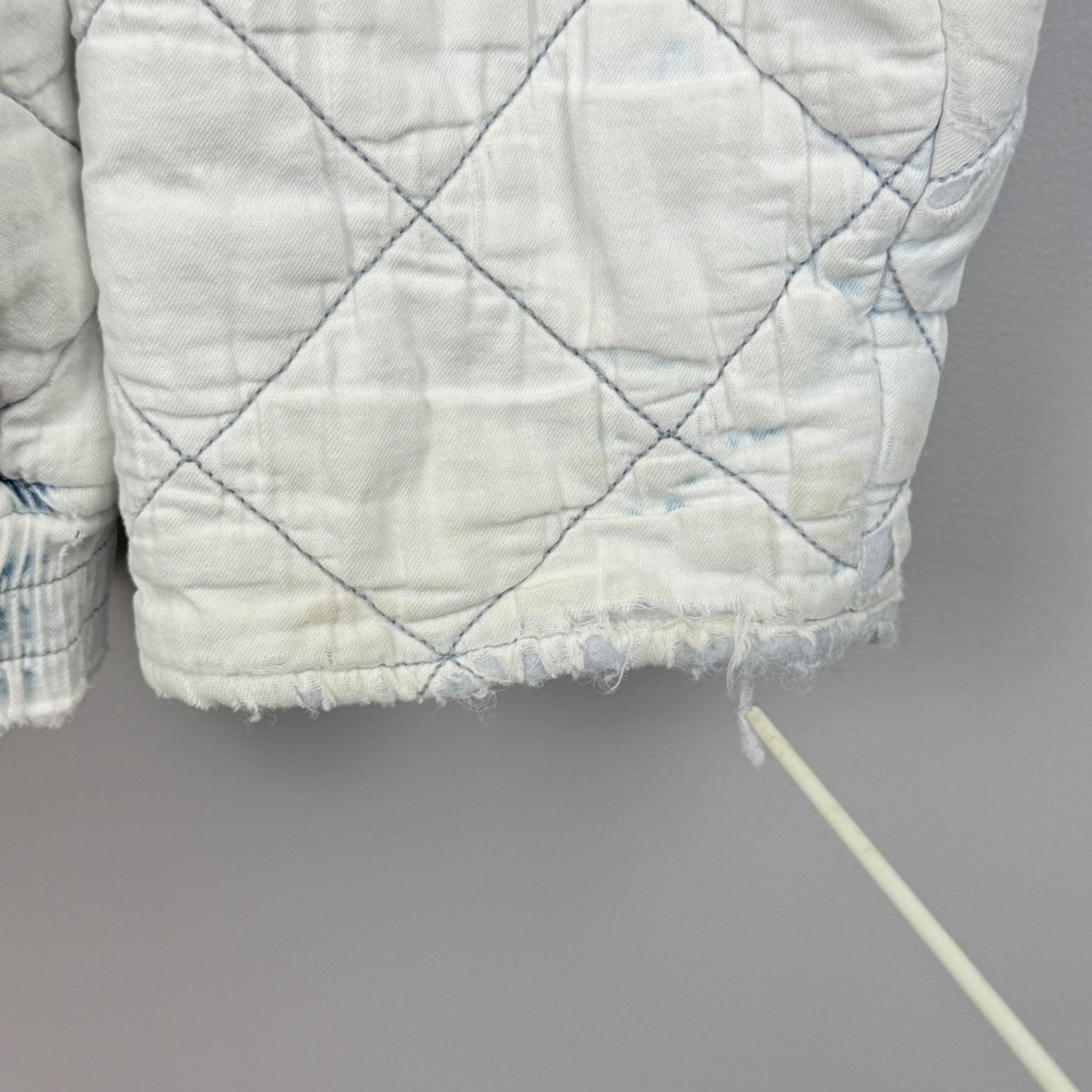 Gap Quilted Transitional Jacket Indigo Chambray A… - image 8